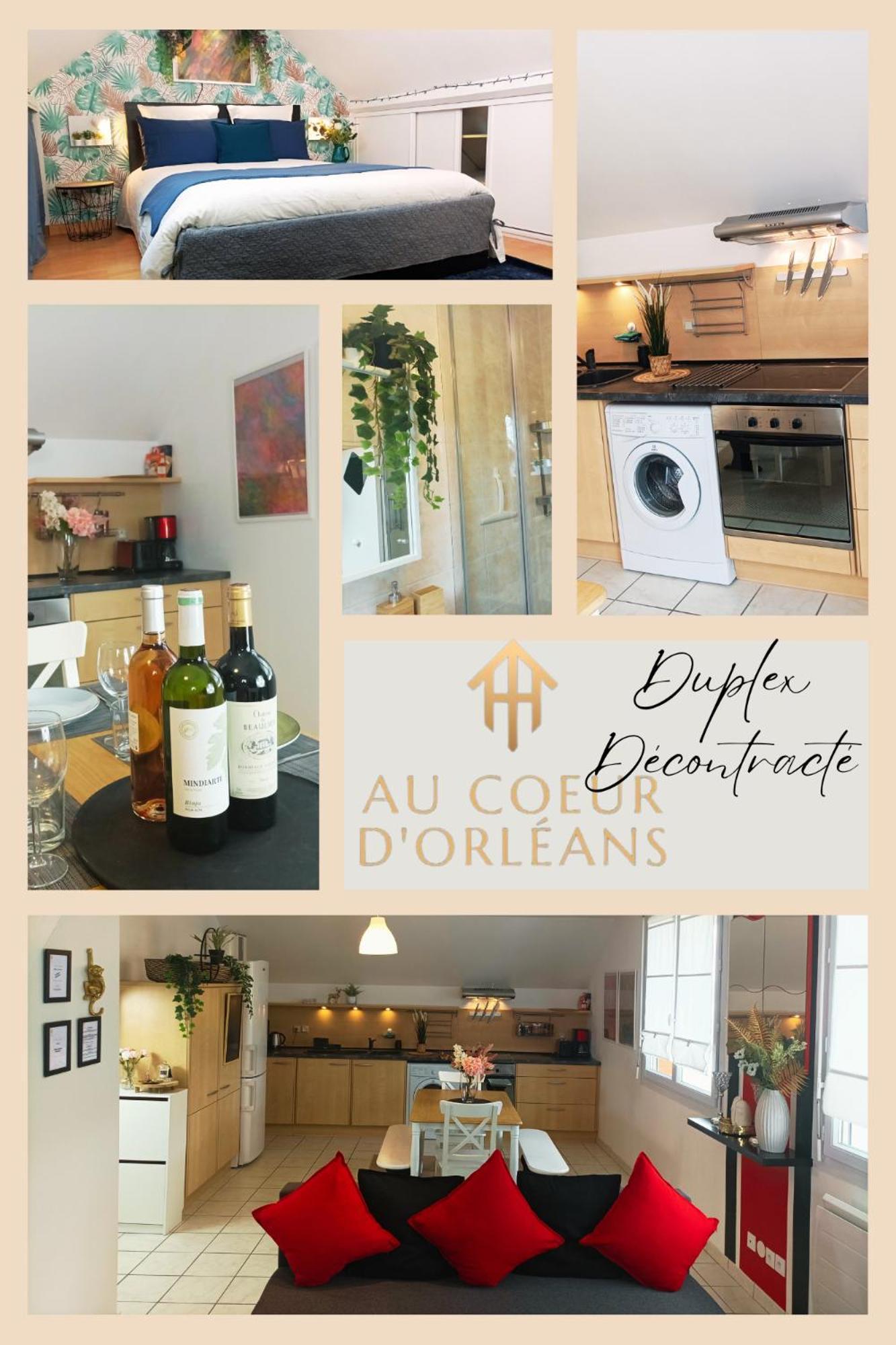 Le Duplex Decontracte Apartamento Fleury-les-Aubrais Exterior foto